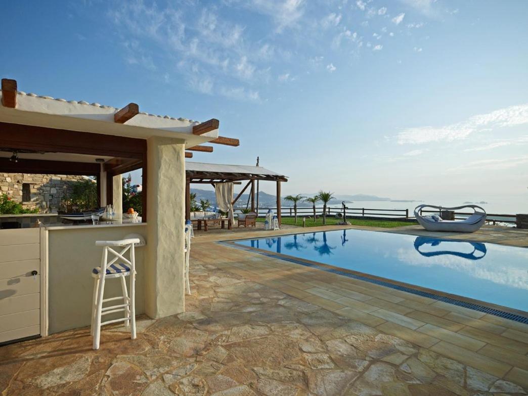 Panoramic Sunset View Villa&Private Pool Krotiri Esterno foto