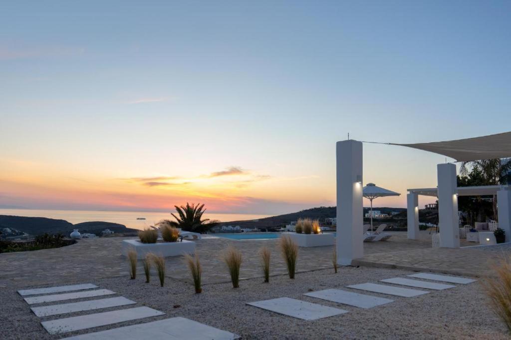 Panoramic Sunset View Villa&Private Pool Krotiri Esterno foto